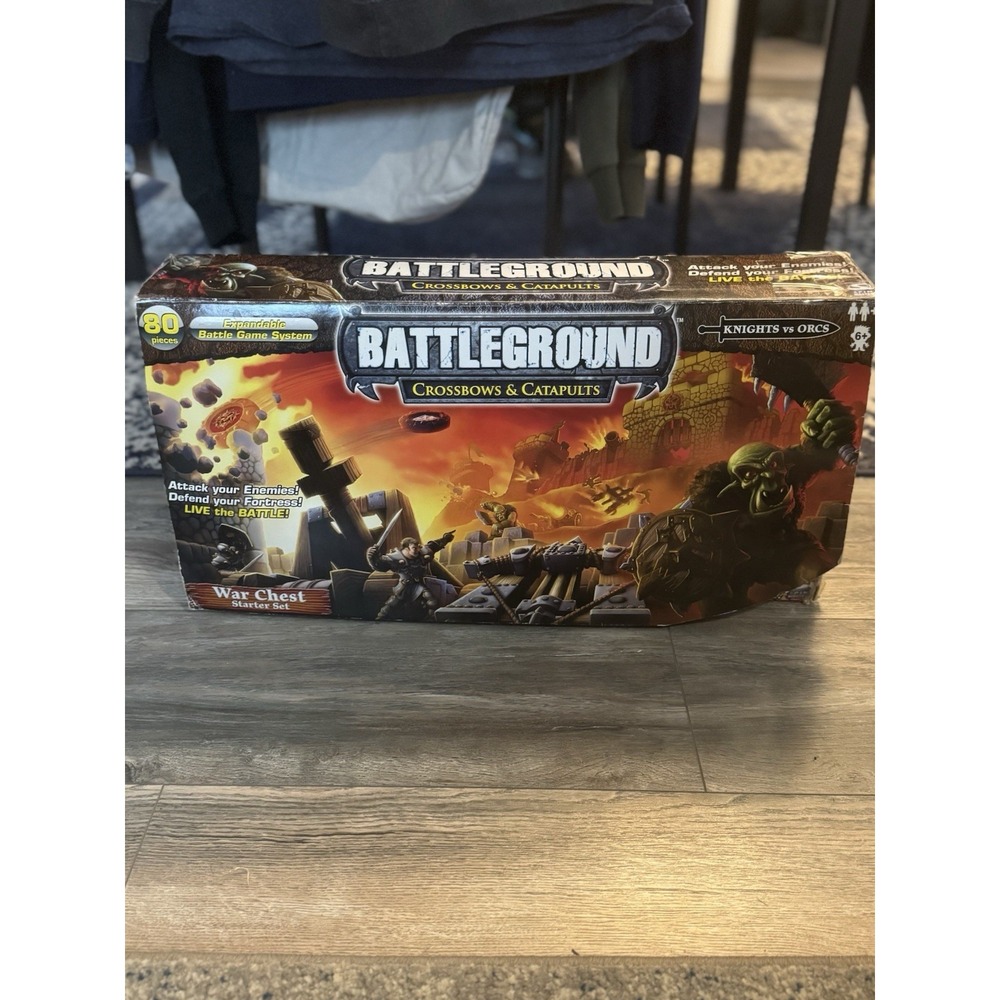 Battleground Crossbows Catapults Knights vs Orcs War Chest 99% Comp. w/ Box Pics